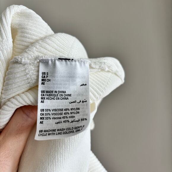 INC International Concepts Ruffle Trim Knit Cardigan 3/4 Sleeves Size Small - Picture 8 of 8